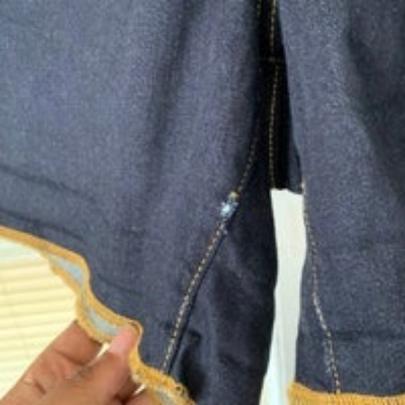 Ava & Viv Midi Jean Shorts - Picture 5 of 6